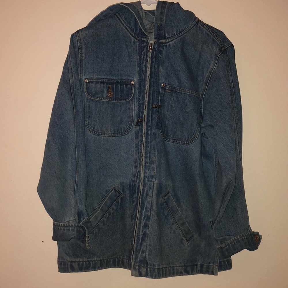 Hooded Jean Jacket